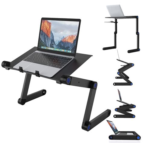 pack slypnos adjustable laptop stand folding portable standing desk