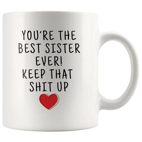 best sister ts funny sister t sister mug sister etsy
