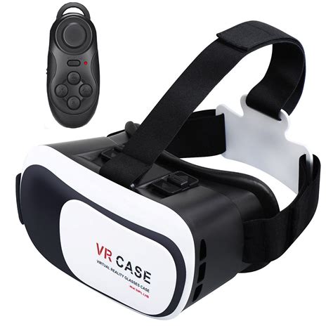 new virtual reality vr headset 3d glasses with remote for android ios