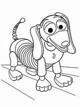 Toy Coloring Story Pages Printable Pixar Slinky Characters Disney Drawing Dog Potato Character Mr Head Cartoon Print Woody Sheets Template sketch template