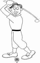 Golf Coloring Pages Printable Kids Print Themed Girls Colouring Sport Sports Doing Boy Pintar Colorare Golfer Da Bambini Disegni Widgets sketch template
