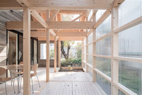 japanese home reduces heating costs  greenhouse terrace