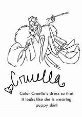 2009 Cruella Book December sketch template