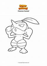 Pokemon Ausmalbild Supercolored Kirlia Duraludon Melza Ausdrucken Nuzleaf sketch template