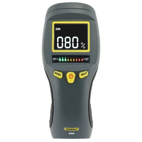 general tools professional digital pinless moisture meter  backlit lcd mm  home depot