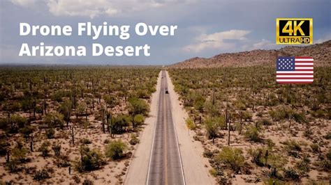 drone flying  scenic arizona desert usa youtube