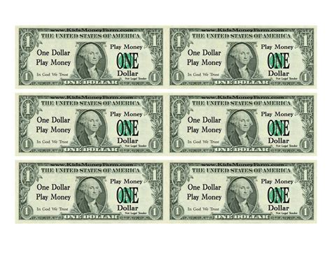 printable dollars  printable templates