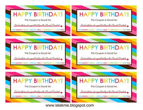 free printable birthday coupons overstuffed
