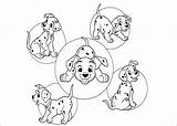 Dalmatians Coloring 101 Pages Sheets Dalmation Fun Part Getcolorings Pm Posted Getdrawings Handcraftguide sketch template