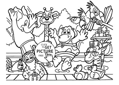zoo animals coloring page  kids animal coloring pages printables