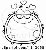 Blood Cell Coloring Clipart Infatuated Outlined Vector Cartoon Smiling Thoman Cory Poster Print Template sketch template