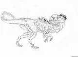 Dilophosaurus Jurassic Park Coloring Pages Template Deviantart Sketch sketch template