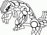 Groudon Coloring Pages Primal Pokemon Kyogre Drawing Lineart Kids Clipart Color Print Getdrawings Adults Getcolorings Printable Comments Coloringhome Popular sketch template