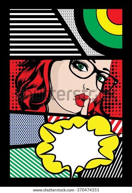 pop art card vector illustration woman stock vector royalty free