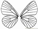 Wings Butterfly Coloring Printable Pages Fairy Template Drawing Clipart Wing Color Pattern Cliparts Angel Insects Templates Outline Clip Butterflies Colouring sketch template