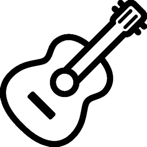 guitar outline clipart