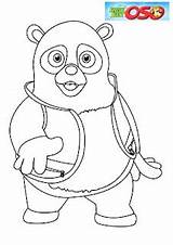 Oso Coloring Pages Agent Special Disney Kids Birthday Ca Party sketch template