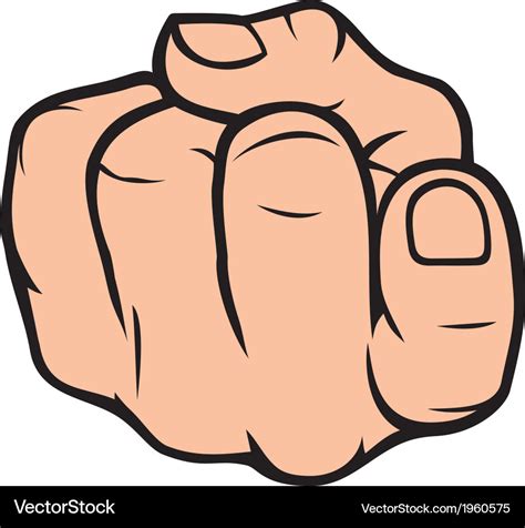 gesture finger royalty  vector image