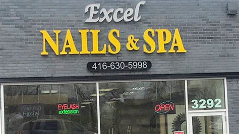 excel nails spa nail salon  north york