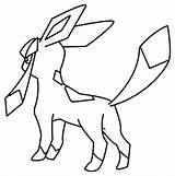 Glaceon sketch template