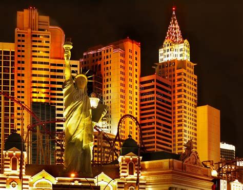 Las Vegas Strip Buildings Attractions Nevada Editorial
