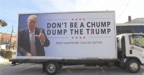 dump  trump billboard rolls  nh