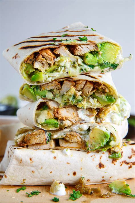 Chicken And Avocado Burritos Recipe On Closet Cooking