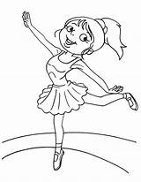 Ballerina Coloring Practices Pages Kids sketch template