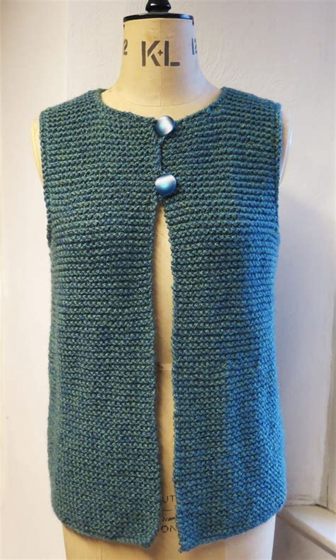 easy knit vest patterns   templates patterns highpoint