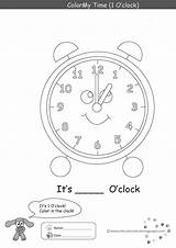 Coloring Pages Time Learning Preschool Print Educationalcoloringpages sketch template
