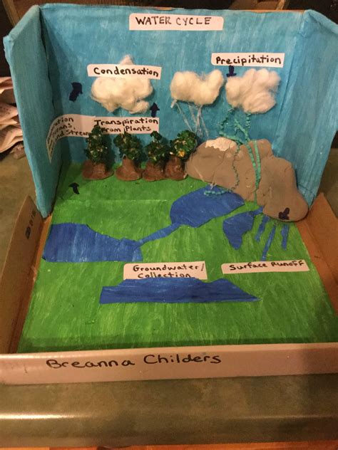 model water cycle