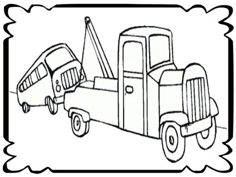 printable tow truck coloring pages printable templates