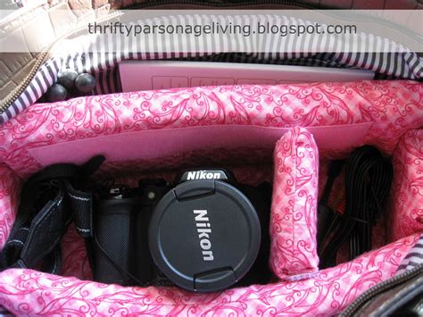 thrifty parsonage living diy camera bag purse