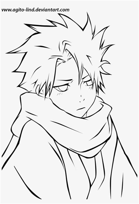 anime chibi boy coloring pages