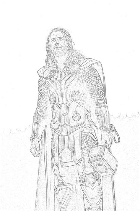 coloring pages thor coloring pages   downloadable
