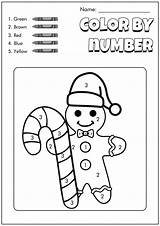 Christmas Number Color Code Math Worksheets Worksheet Via Worksheeto Numbers Activity Read Kids Grade Printables sketch template