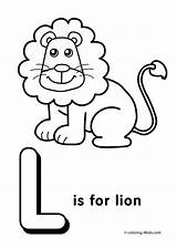 Coloring Letter Pages Alphabet Printable Kids Letters Print Lion Preschool Color Worksheets Activities Sheets Toddler Toddlers Colouring Worksheet Daily Drawing sketch template