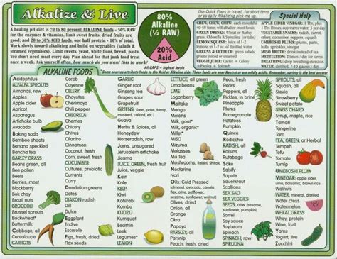 Pin By Lin Pobuda On Natural Nutritional Info Alkaline Foods Chart