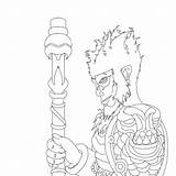 Wukong Line sketch template