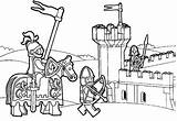 Coloring Lego Knight Pages Kingdom Printable Dark Getdrawings Getcolorings sketch template