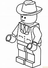Lego Pages Cowboy Hat City Coloring Printable Dolls Toys Color sketch template