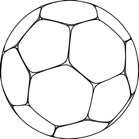 soccer ball coloring page  thekidsworksheet