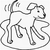 Wag Clipart Tail Coloring Dog Colouring Pages Domestic Line Kids Cliparts Animal Library Animals Clipground sketch template