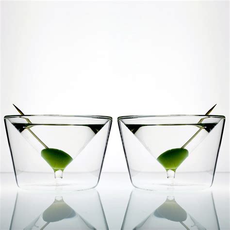 martini glasses set   insideout glasses byamt touch  modern
