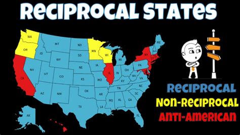 florida carry permit reciprocity map printable maps