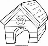 Doghouse Kennel sketch template