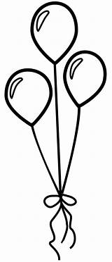 Balloon Clipart Outline Drawing Line Shape Clip Balloons Cliparts Clipground Clipartmag Library Heart Jpeg sketch template