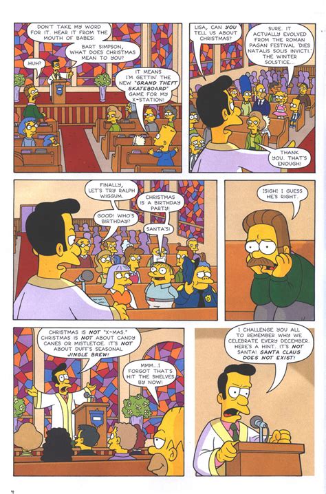 Read Online The Simpsons Winter Wingding Comic Issue 3