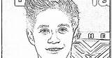 Niall Coloring Pages Direction sketch template