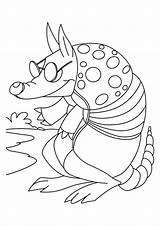 Armadillo Coloringonly Source Asd6 sketch template